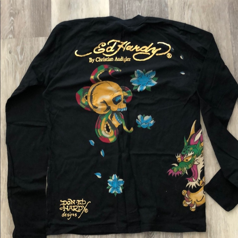 Ed Hardy Men long sleeve Shirt - Picture 4 of 7